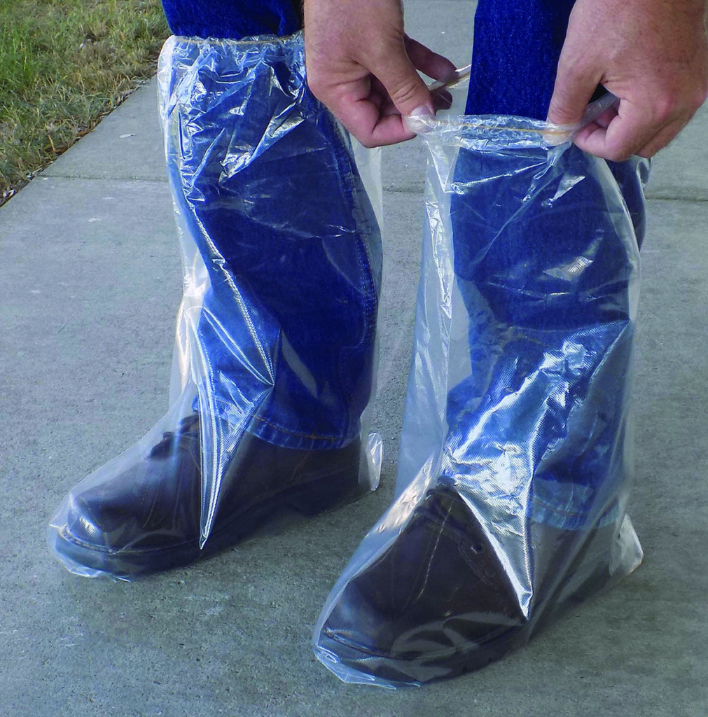 Disposable Elastic Top Boots | Clear View Enterprises